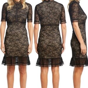NWT Bardot Black Lace Minidress